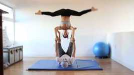 Picture of AcroYoga Training Video: Spider Roll Redesigned (courtesy of Daniel Scott Yoga)