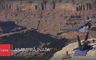 Picture of Asamprajnata - AcroYoga from 600 ft Natural Pillars - Trimr